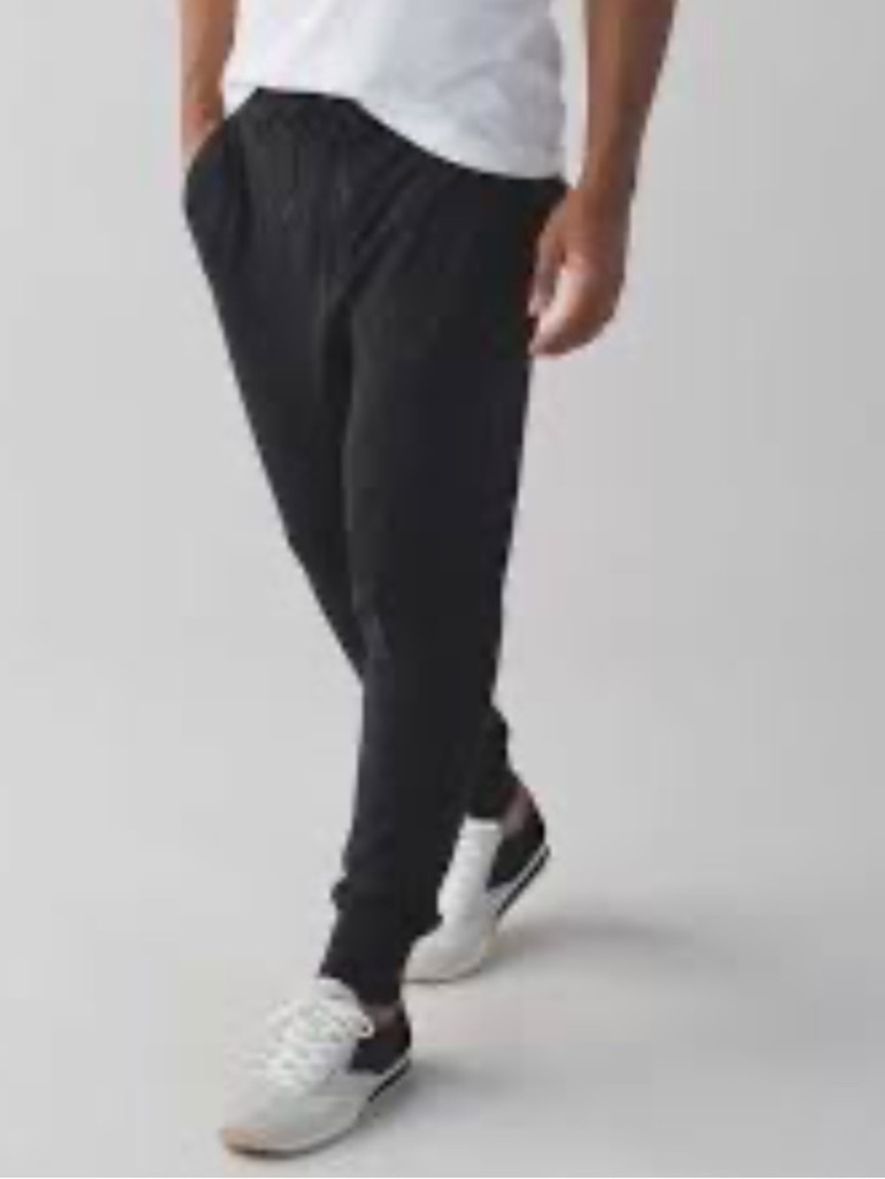 lululemon athletica Black Men's Jogger Sweatpants with Drawstring